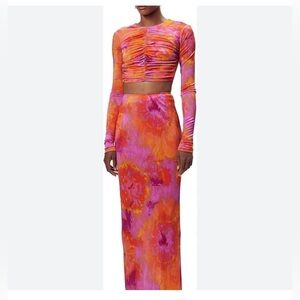 RONNY KOBO LARISSA SKIRT AND TOP - xs